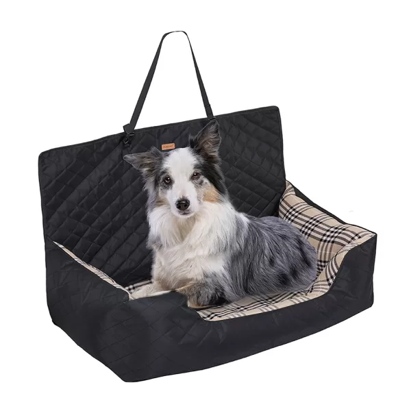 Booster bed for large dogs, providing a cozy and elevated resting spot.